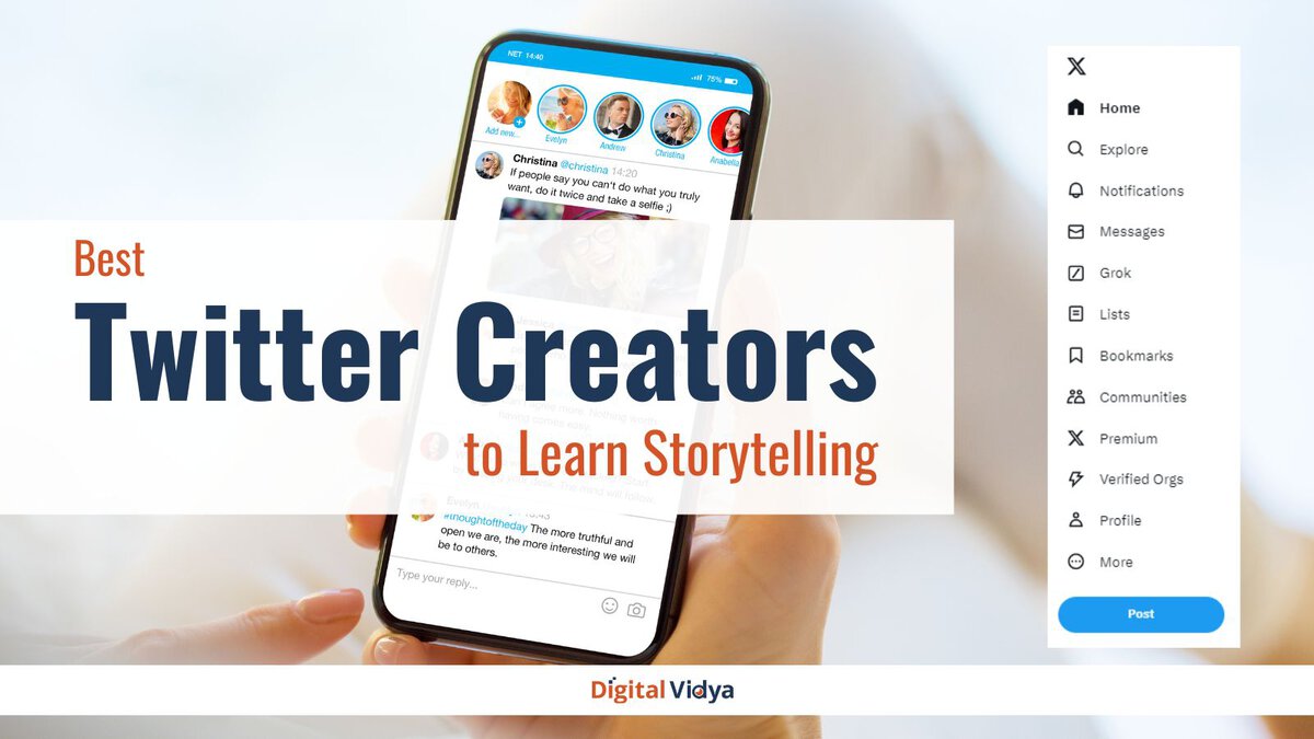 Best twitter creators to learn storytelling