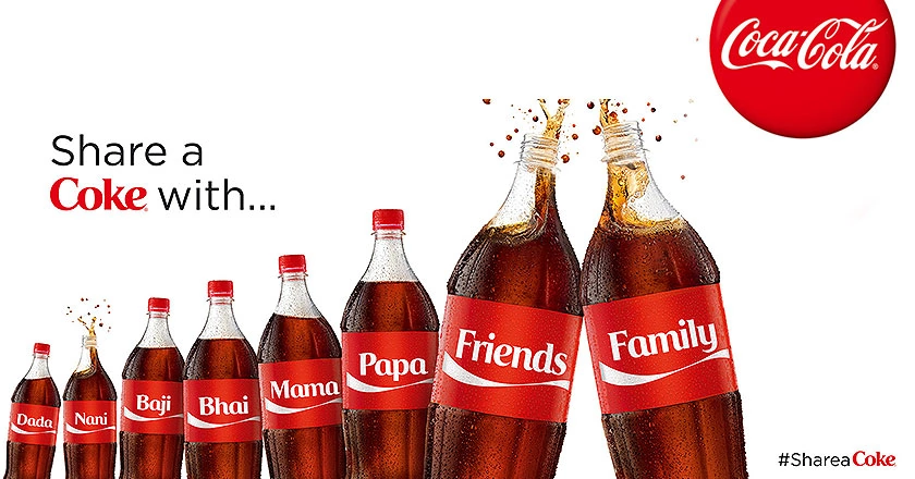 Coca cola 'share a coke' campaign