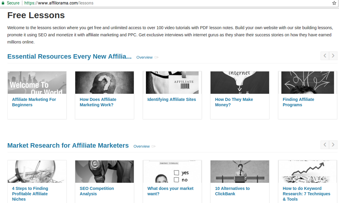 Learn affiliate marketing