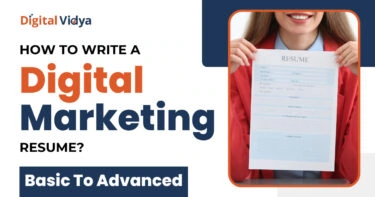 Guide of digital marketing resume