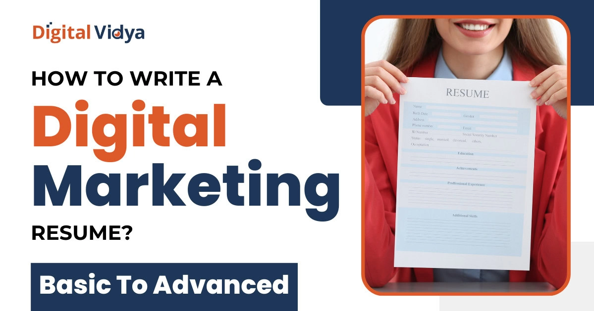 Guide of digital marketing resume