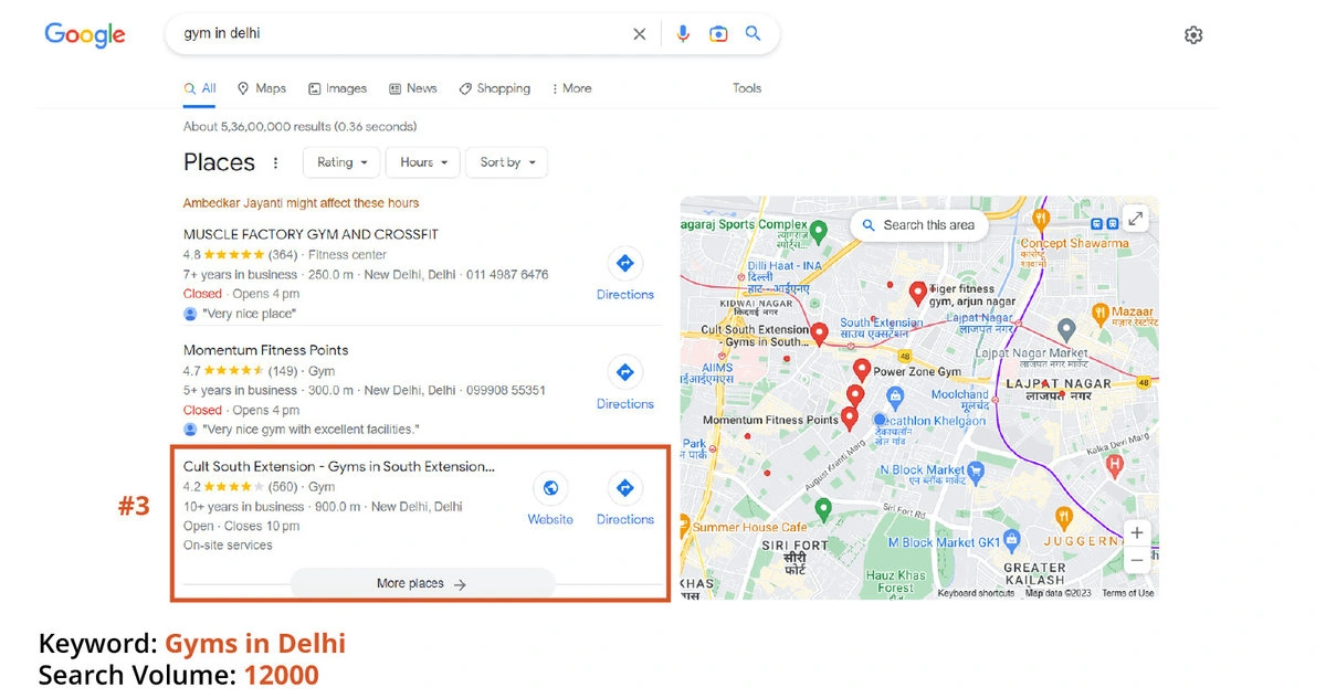 Search in delhi