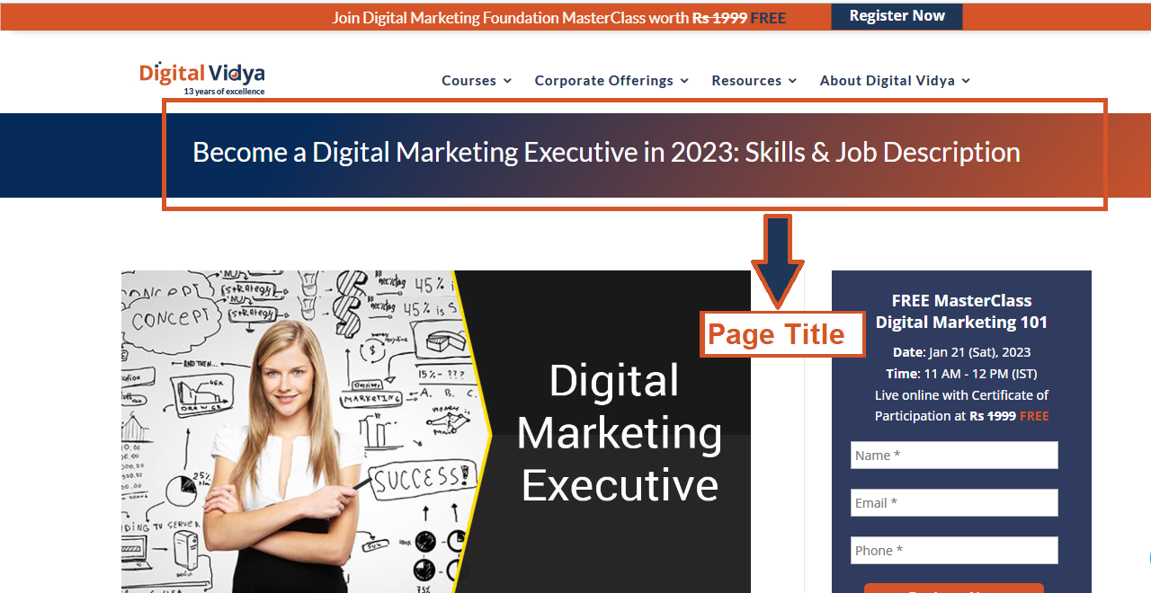 H1 tag or page title in on-page seo