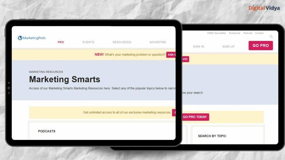 Marketing smarts podcasts and youtube