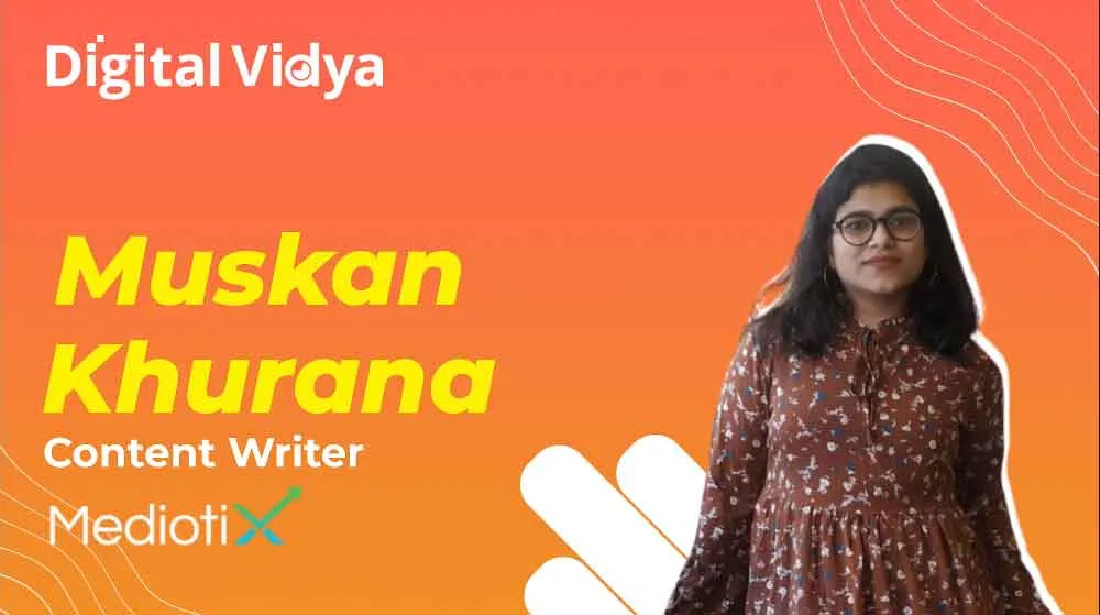 Muskan Khurana CDMM Student