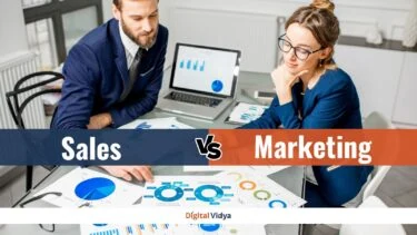 Difference is sales and marketing