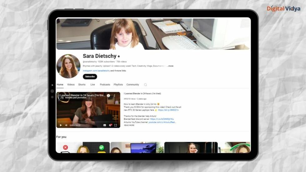 Sara dietschy authentic and relatable storyteller