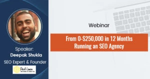 Webinar newsfeed without logo